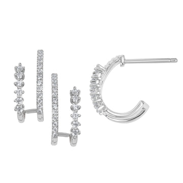 EARRINGS  RD V 0.25